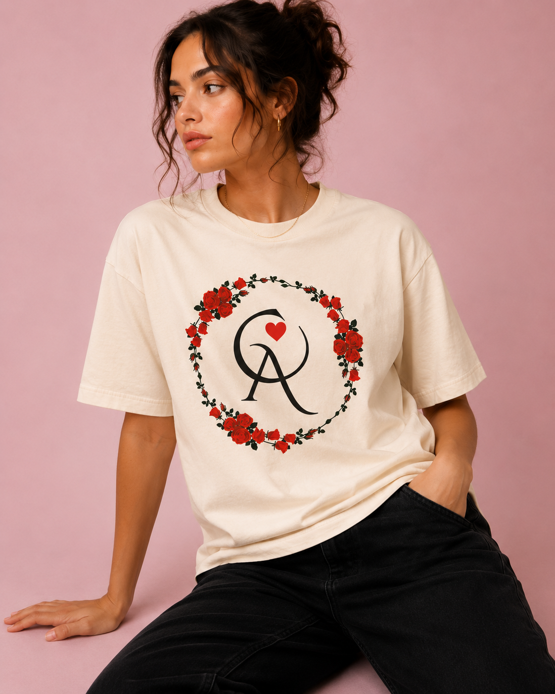 Circle of Roses Tee